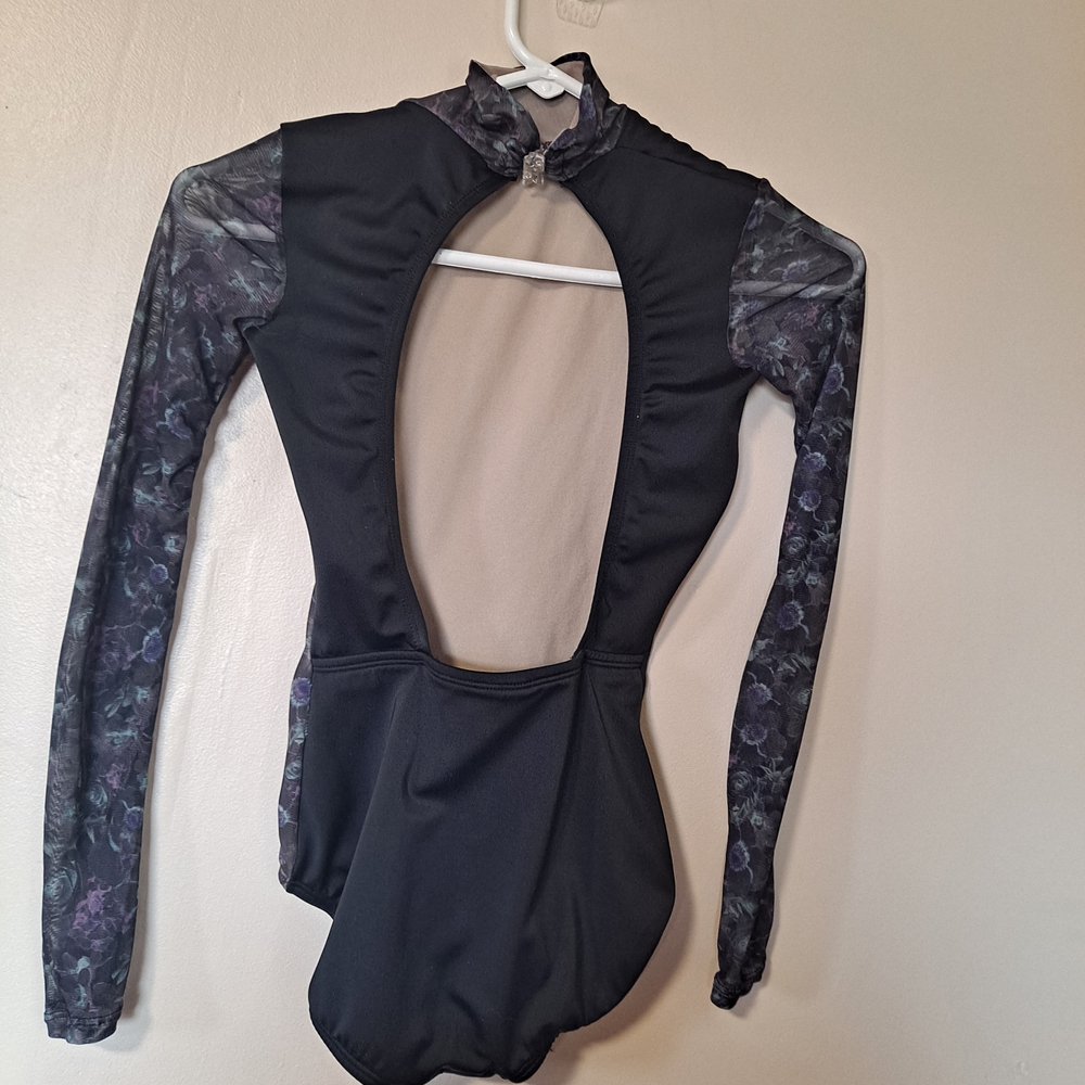 Body Wrappers Black and Purple Kids Bodysuit - Picture 2 of 4